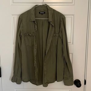 3/$30 - Olive Green Button Down